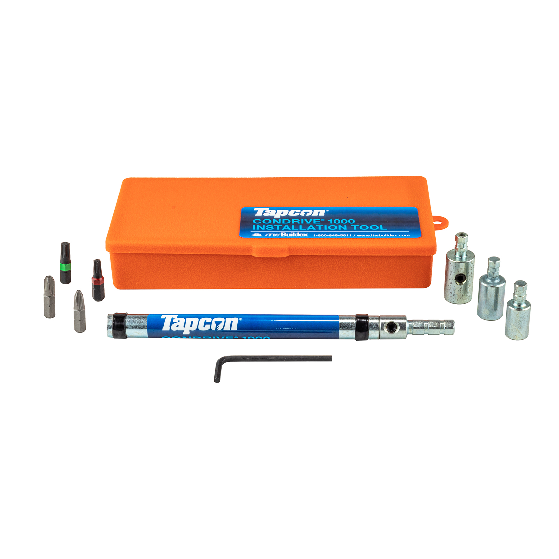 B by C コアウェーブ Condrive 1000 Tool Tapcon Concrete Screw Anchor Kit | NEFCO